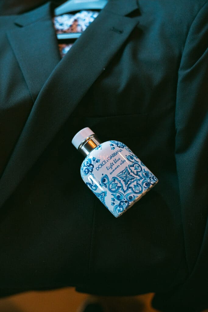 men's wedding detail photos at melrose abbey in kansas city