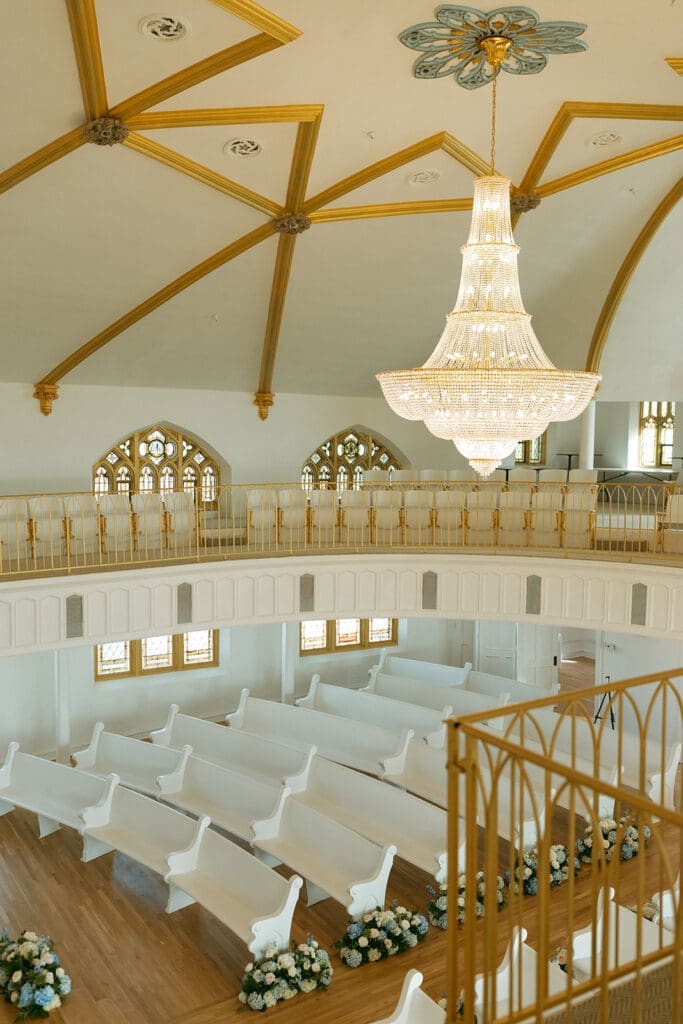 Melrose Abbey wedding Kansas City interior