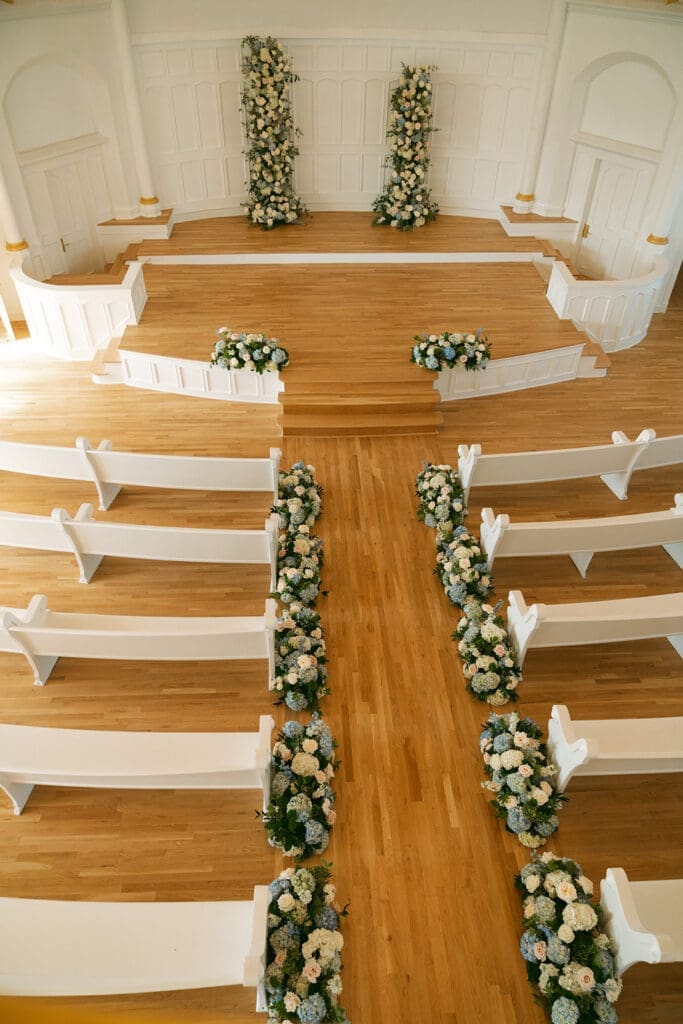 Melrose Abbey wedding Kansas City interior