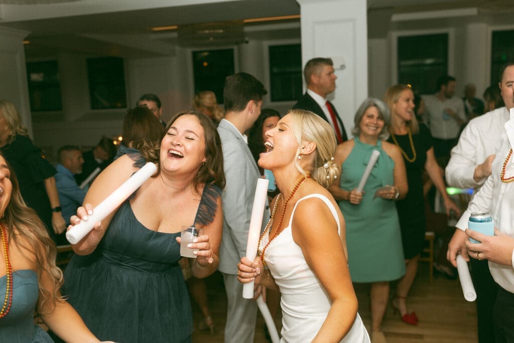 dancing at reception in melrose abbey in kansas city