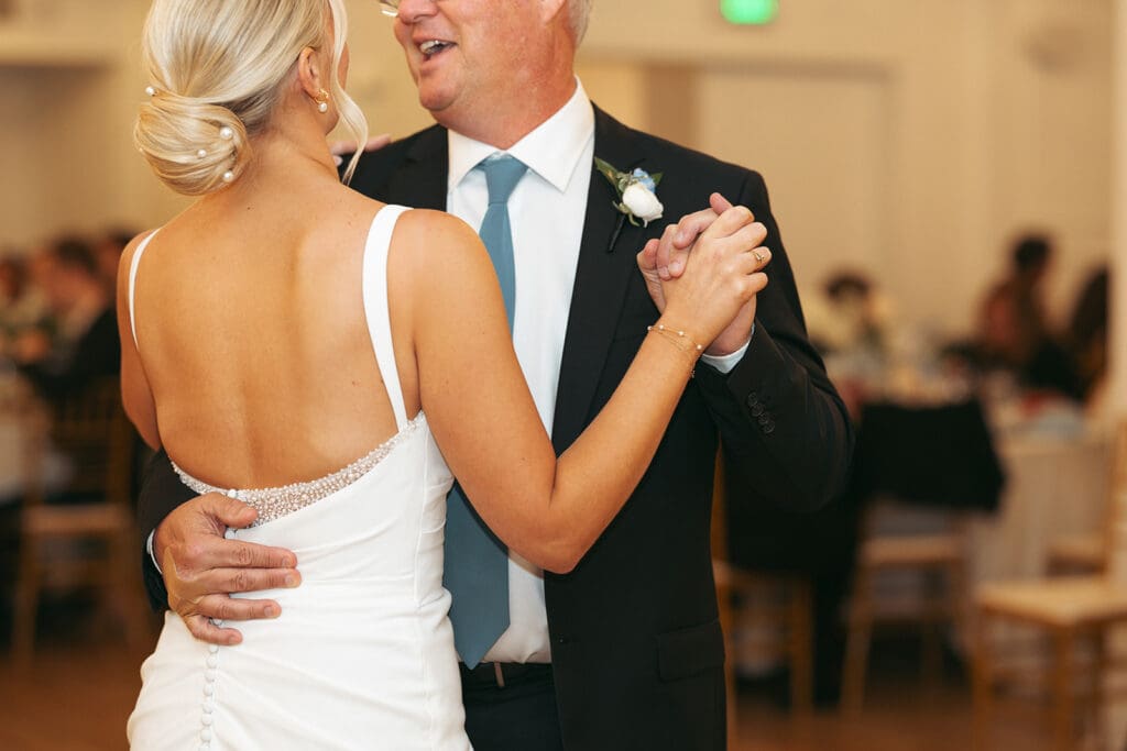 father daughter dance in melrose abbey in kansas city
