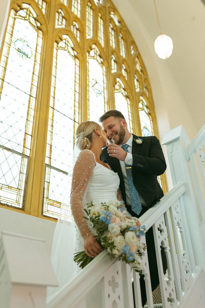 timeless bridal portraits at melrose abbey in kansas city