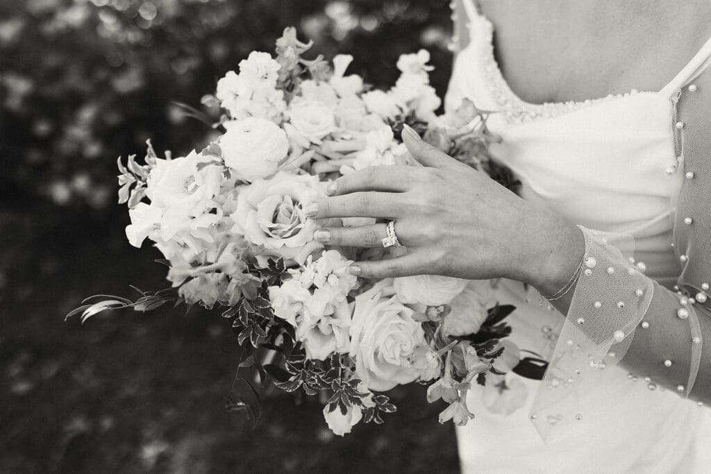 bridal portraits at loose park in kansas city