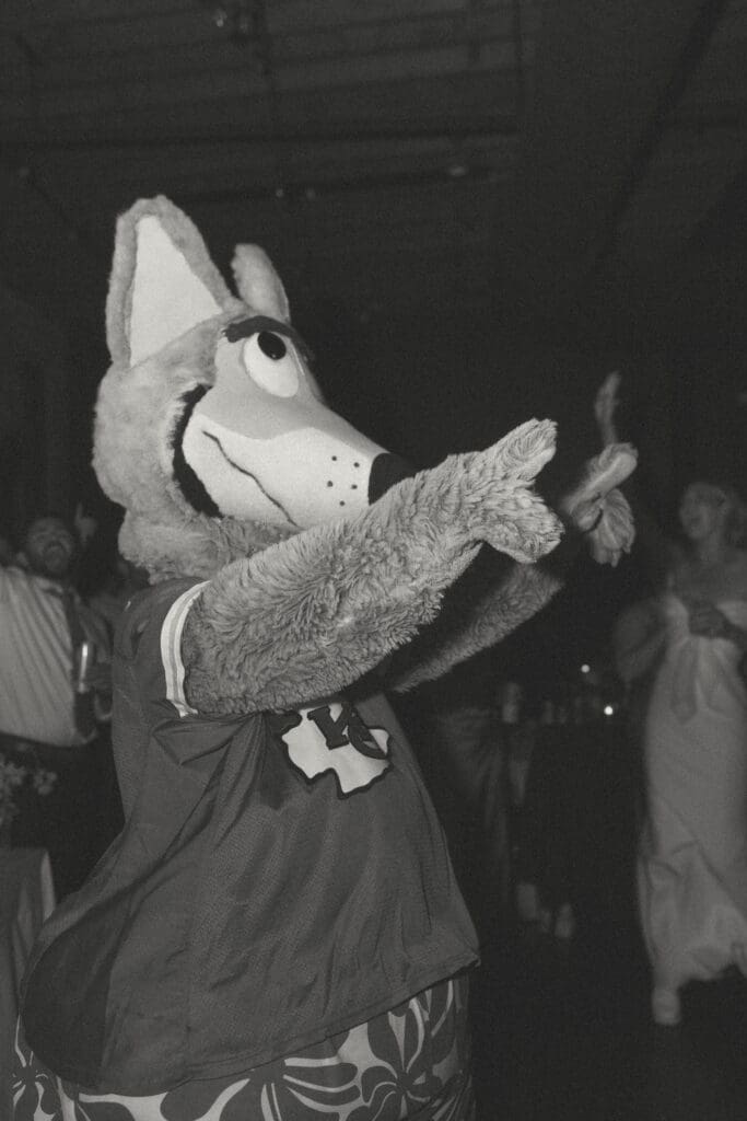 guests dancing at elegant, luxurious, colorful reception in kansas city